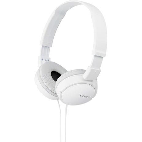 Fone de Ouvido Sony Headphone MDR-ZX110 Branco Menor preço em Fone de Ouvido Sony Headphone MDR-ZX110 Branco