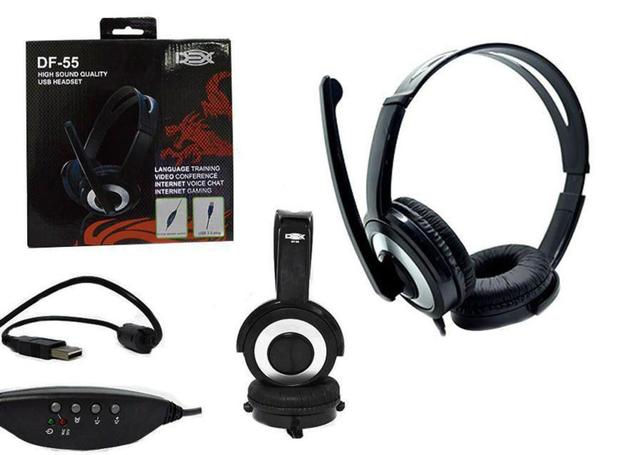 Telefone headset fone de ouvido usb de monitoramento do serviço ao cliente  fone de ouvido com fio ajuste de fone de ouvido com cancelamento de ruído  Preço Prom. ~ Fones De Ouvido