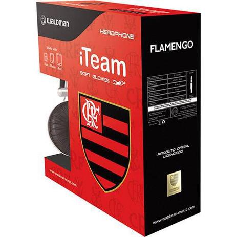 Fone Flamengo Oficial Fone de Ouvido - Waldman Menor preço em Fone Flamengo Oficial Fone de Ouvido - Waldman