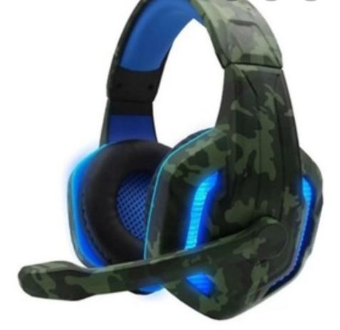 Fone gamer camuflado para video gamer ,computador ,notbook ,tablet e  celular - TecDrive - Headset Gamer - Magazine Luiza