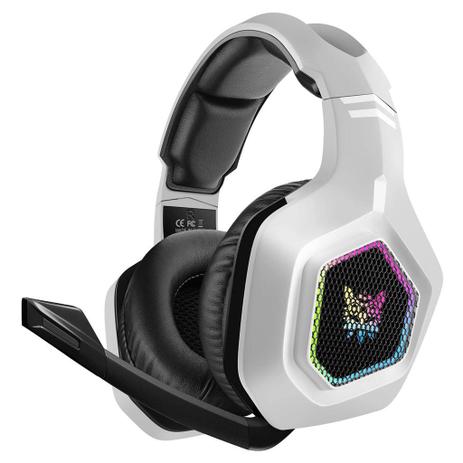 Fone Gamer Headset Profissional K10 Rgb Branco - Onikuma Menor preço em Fone Gamer Headset Profissional K10 Rgb Branco - Onikuma