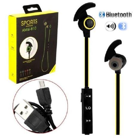 Fone Headphone Bluetooth Sports Com Microfone AMW-810 Treino - Concise Fashion Style é boa?