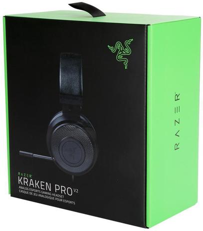 Fone Headset Razer Kraken PRO V2 Oval Preto - PS4 / Xbox One Menor preço em Fone Headset Razer Kraken PRO V2 Oval Preto - PS4 / Xbox One