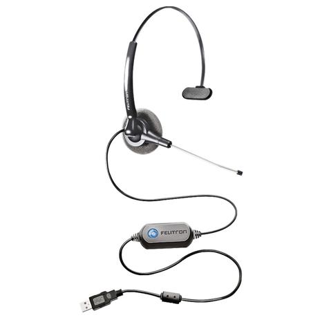 Fone Headset Stile Compact Voip Slim Felitron Menor preço em Fone Headset Stile Compact Voip Slim Felitron