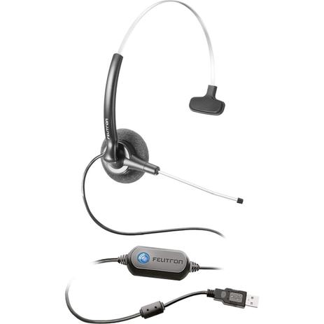Fone Headset VOIP FELITRON STILE COMPACT SLIM Preto Menor preço em Fone Headset VOIP FELITRON STILE COMPACT SLIM Preto