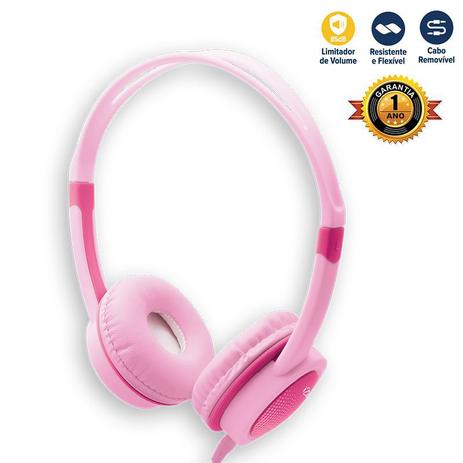 Headphone infantil rosa Clearance