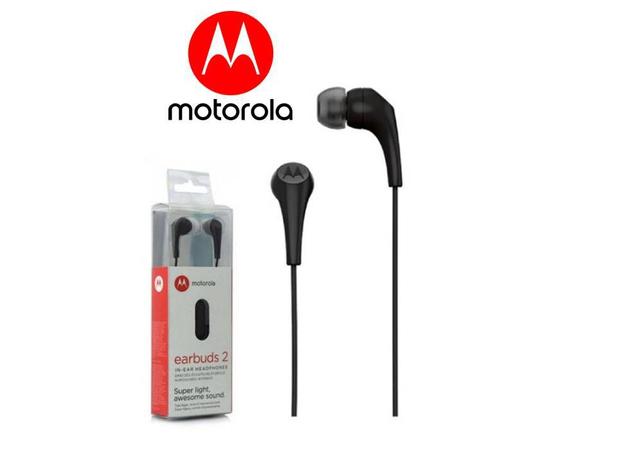 Fone Motorola Earbuds 2 Preto Com Microfone Original - Fone de Ouvido -  Magazine Luiza