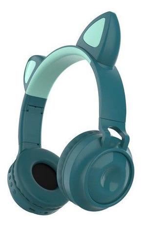 Fone Orelha De Gato Headphone Gatinho Com Led Fone Bluetooth Dobrável - XLS  CAT EAR - Headphone Bluetooth - Magazine Luiza