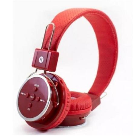 Fone Ouvido Bluetooth Mp3 Radio Estéreo Fm Vermelho B-05 - CONCISE FASHION  STYLE - Headphone Bluetooth - Magazine Luiza