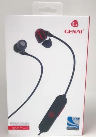 Fone Ouvido Bluetooth Sem Fio Sport Genai Sport 3 Menor preço em Fone Ouvido Bluetooth Sem Fio Sport Genai Sport 3