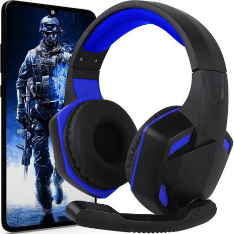 Fone Ouvido Gamer Luz Led Headset Microfone Jogos Pc Estereo - MBTech -  Headset - Magazine Luiza
