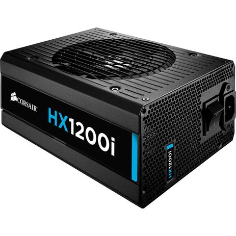 Fonte 1200W ATX Corsair HX1200i 80 Plus Platinum PFC Ativo Modular Link - CP-9020070 Menor preço em Fonte 1200W ATX Corsair HX1200i 80 Plus Platinum PFC Ativo Modular Link - CP-9020070