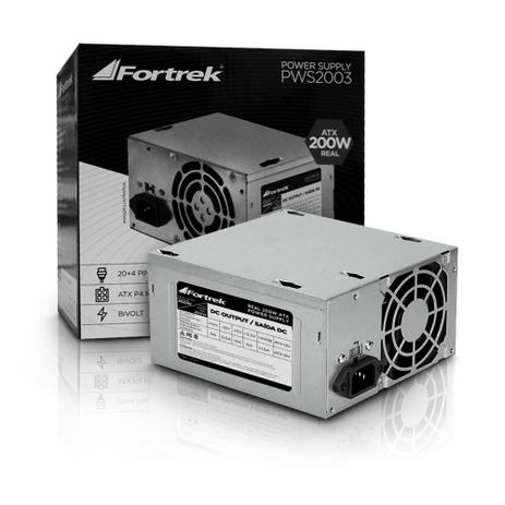 Fonte 200w Real Bivolt Sem Cabo PWS-2003  Fortrek é boa?