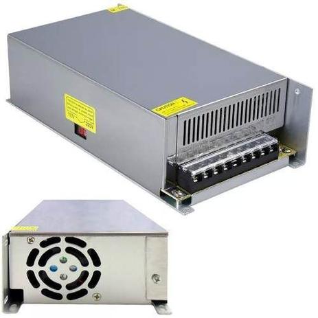 Fonte 50 ampere chaveada c/cooler 12 volt 600 watts bi volt Menor preço em Fonte 50 ampere chaveada c/cooler 12 volt 600 watts bi volt