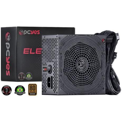 Fonte 550w Real Electro V2 Series 80 Plus Bronze Pcyes Elecv2pto550w Menor preço em Fonte 550w Real Electro V2 Series 80 Plus Bronze Pcyes Elecv2pto550w