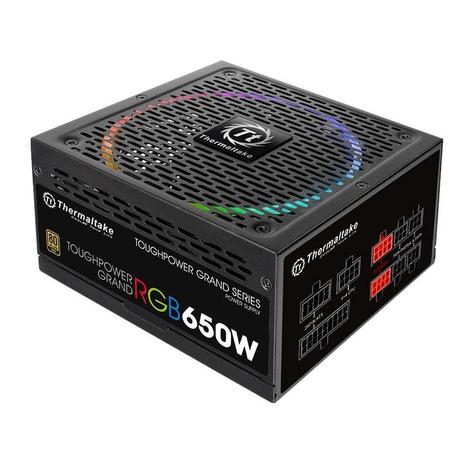 Fonte 650w Tt Toughpower Grand Full Mod Rgb 80gold PS-TPG-0650FPCGBZ-R - Thermaltake Menor preço em Fonte 650w Tt Toughpower Grand Full Mod Rgb 80gold PS-TPG-0650FPCGBZ-R - Thermaltake