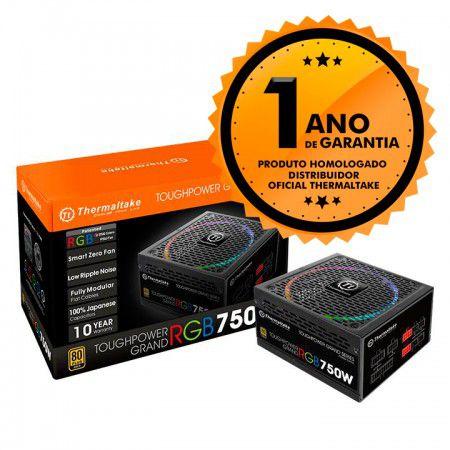 Fonte 750W Thermaltake TT TOUGHPOWER GRAND FULLY MOD 80 GOLD RGB PSTPG0750FPCGUSR Menor preço em Fonte 750W Thermaltake TT TOUGHPOWER GRAND FULLY MOD 80 GOLD RGB PSTPG0750FPCGUSR