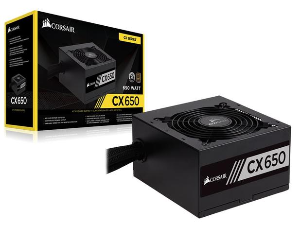 Fonte 80plus Bronze Corsair Cp-9020122-ww Cx 650w Atx Pfc Ativo Bivolt S/Cabo De Forca Menor preço em Fonte 80plus Bronze Corsair Cp-9020122-ww Cx 650w Atx Pfc Ativo Bivolt S/Cabo De Forca