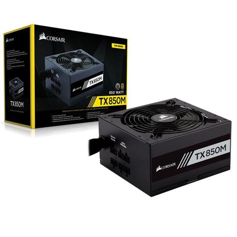 Fonte 80Plus Gold Corsair TX-M 850W ATX PFC Ativo Semi-Modular sem Cabo de Força CP-9020130-WW é boa?