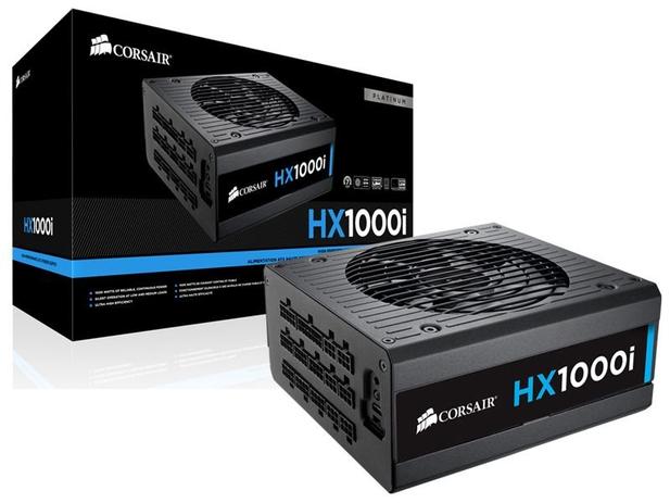 Fonte 80PLUS Platinum Corsair HXI 1000W ATX PFC Ativo Modular CP-9020074-WW Menor preço em Fonte 80PLUS Platinum Corsair HXI 1000W ATX PFC Ativo Modular CP-9020074-WW