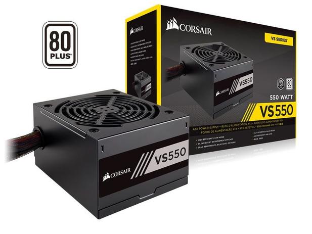 Fonte 80PLUS White Corsair VS550 ATX 550W PFC Ativo Bivolt CP-9020171-WW Menor preço em Fonte 80PLUS White Corsair VS550 ATX 550W PFC Ativo Bivolt CP-9020171-WW