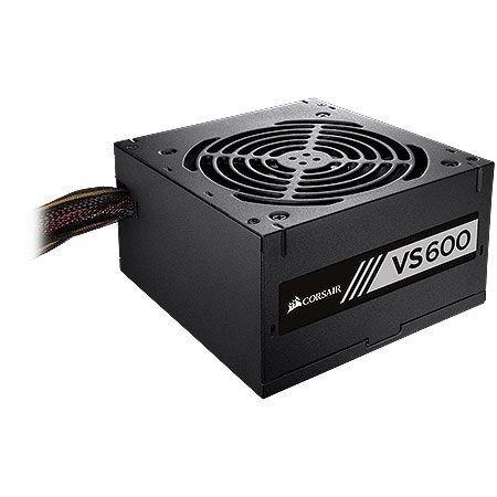 Fonte 80PLUS White Corsair VS600 ATX 600W Bivolt Automatico S/ Cabo de Forca CP-9020119-LA Menor preço em Fonte 80PLUS White Corsair VS600 ATX 600W Bivolt Automatico S/ Cabo de Forca CP-9020119-LA