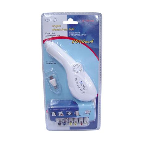 Fonte Adaptadora Automotiva Universal Alltech 12V DC 2A Menor preço em Fonte Adaptadora Automotiva Universal Alltech 12V DC 2A