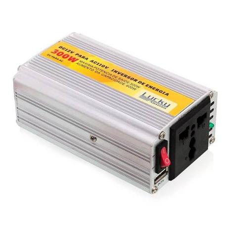fonte alimentação Inversor Conversor Transformador Veicular carro 300w 12v 110v/220v - Lucky Menor preço em fonte alimentação Inversor Conversor Transformador Veicular carro 300w 12v 110v/220v - Lucky