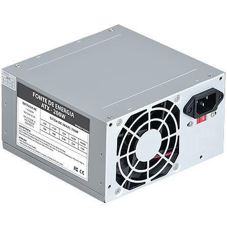 Fonte atx 200w reais vf200w 20+4p bivolt vinik Menor preço em Fonte atx 200w reais vf200w 20+4p bivolt vinik