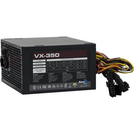 Fonte ATX 350W Real VX-350 EN57181 AEROCOOL Menor preço em Fonte ATX 350W Real VX-350 EN57181 AEROCOOL