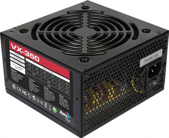 Fonte atx 350w vx-350 aerocool Menor preço em Fonte atx 350w vx-350 aerocool
