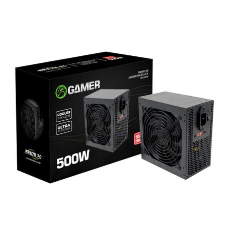 Fonte ATX 500W Real BRAZILPC BPC/5330 Menor preço em Fonte ATX 500W Real BRAZILPC BPC/5330