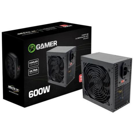 Fonte atx 500w real brazilpc bpc-s5330v1 24 pinos box Menor preço em Fonte atx 500w real brazilpc bpc-s5330v1 24 pinos box