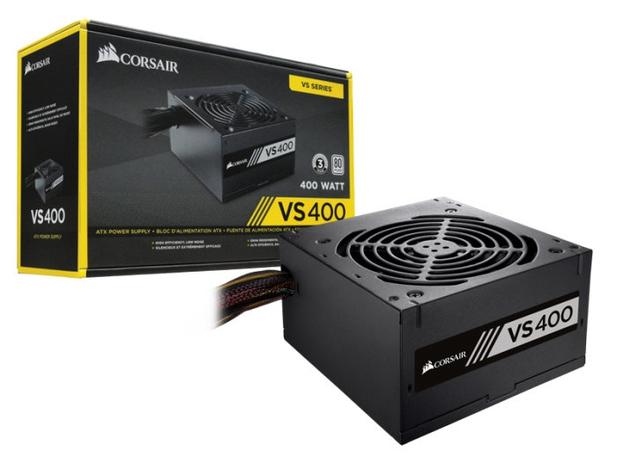 Fonte ATX Corsair White VS400W - CP-9020117-LA - 80 PLUS Menor preço em Fonte ATX Corsair White VS400W - CP-9020117-LA - 80 PLUS