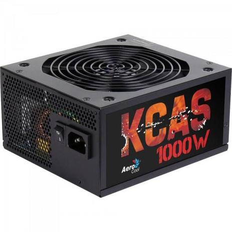 Fonte ATX KCAS 1000W Modular Full Range 80 Plus Bronze PFC Ativo AEROCOOL - Marca Menor preço em Fonte ATX KCAS 1000W Modular Full Range 80 Plus Bronze PFC Ativo AEROCOOL - Marca