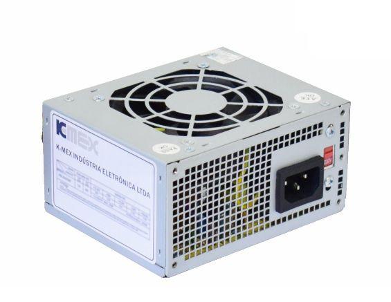 Fonte ATX Mini Slim 20+4 K-mex 200W Real - PB-200CNF - Kmex Menor preço em Fonte ATX Mini Slim 20+4 K-mex 200W Real - PB-200CNF - Kmex