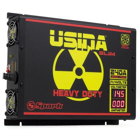 Menor preço em Fonte Automotiva Digital Spark Usina 240A 3000W Plus Smart Cooler Bivolt Voltímetro