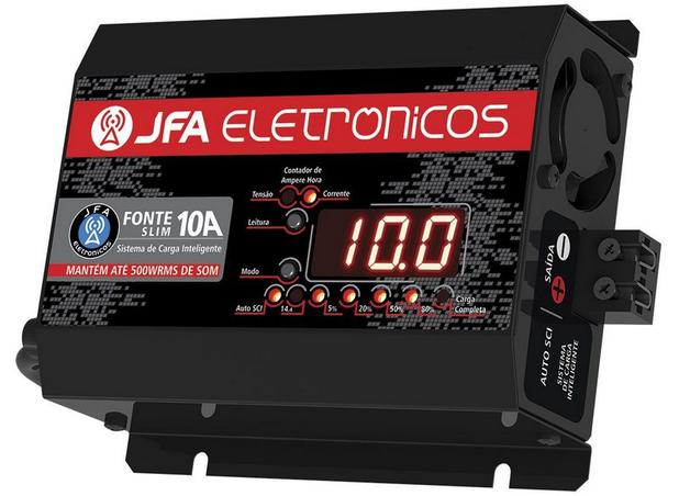 Menor preço em Fonte Automotiva JFA 10 Amperes