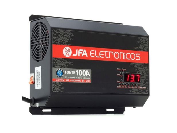 Fonte automotiva JFA 100 Amperes Menor preço em Fonte automotiva JFA 100 Amperes