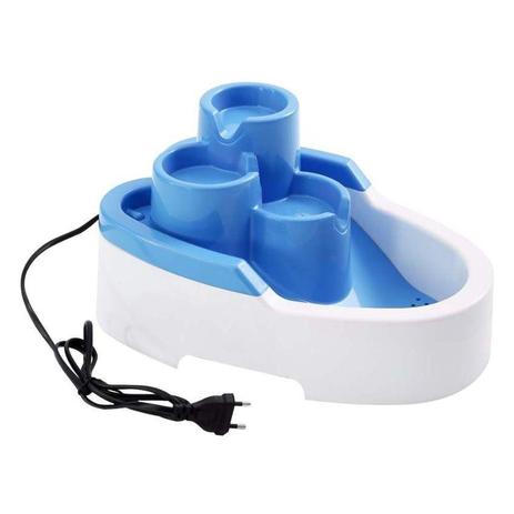Fonte Bebedouro Cascata Para Pets São Pet Azul Bivolt Menor preço em Fonte Bebedouro Cascata Para Pets São Pet Azul Bivolt