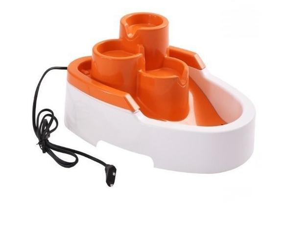 Fonte Bebedouro Para Cães E Gatos Água Corrente Com 3 Quedas Durapets DuraFont Bivolt Laranja Menor preço em Fonte Bebedouro Para Cães E Gatos Água Corrente Com 3 Quedas Durapets DuraFont Bivolt Laranja