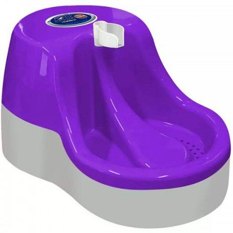 Fonte Bebedouro Para Gatos Água Corrente Lilás 220v Furacão Pet 0242 - Furacæo é boa?