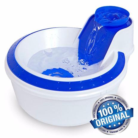 Fonte Bebedouro Petlon Água Elétrico Cães Gatos - Azul Menor preço em Fonte Bebedouro Petlon Água Elétrico Cães Gatos - Azul