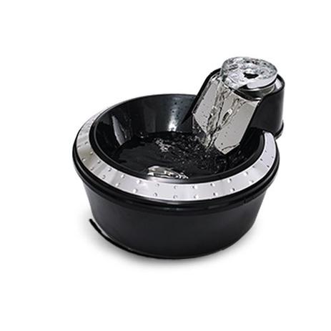 Fonte Bebedouro Petlon Linha Premium Preto/prata Menor preço em Fonte Bebedouro Petlon Linha Premium Preto/prata