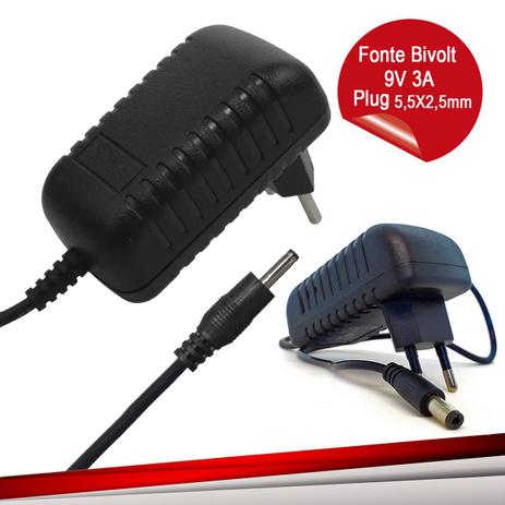 Fonte Bivolt 9V 3A Xtrad Xt 6010 - Carregador p/ celular Menor preço em Fonte Bivolt 9V 3A Xtrad Xt 6010 - Carregador p/ celular