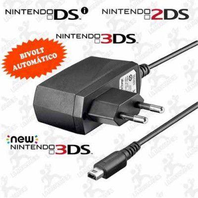 Fonte Carregador Bivolt Nintendo Dsi Dsi Xl New 3ds 3ds Xl - Jsx Menor preço em Fonte Carregador Bivolt Nintendo Dsi Dsi Xl New 3ds 3ds Xl - Jsx