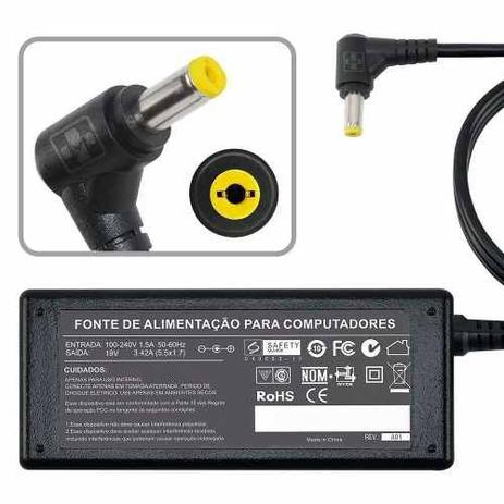 Fonte Carregador Para Acer Aspire 5750 19v 3,42a 65w 479 Menor preço em Fonte Carregador Para Acer Aspire 5750 19v 3,42a 65w 479