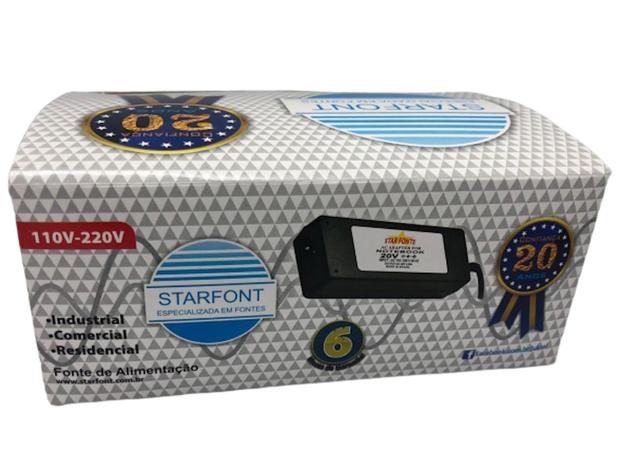 Fonte Carregador para Caixa de Som Horizon Rádio Relógio - Starfont Menor preço em Fonte Carregador para Caixa de Som Horizon Rádio Relógio - Starfont