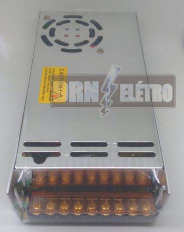 Fonte chaveada 12v 30a 360w Bivolt P/ câmeras cftv fita led - Drn elétro / importadora Menor preço em Fonte chaveada 12v 30a 360w Bivolt P/ câmeras cftv fita led - Drn elétro / importadora