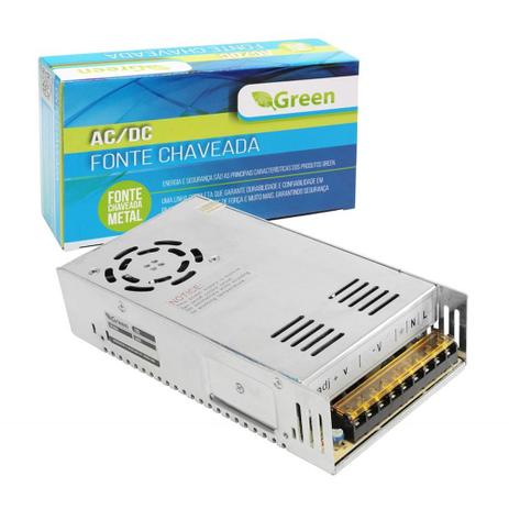 Fonte Chaveada 12v 30a Bivolt 044-0360 Green Menor preço em Fonte Chaveada 12v 30a Bivolt 044-0360 Green